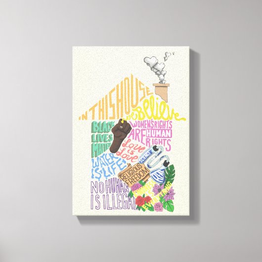 木村憲次やさしさがすべてキャンバス キャンバスプリント (正面)