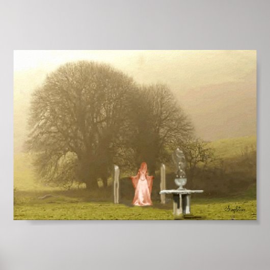 木来の中で女神に出会う ポスター (正面)