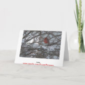 木杭暖冬挨拶 カード (裏面)