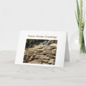 木杭暖冬挨拶 カード (正面)