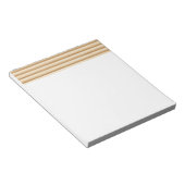 木板ストライプ模様 ノートパッド (アングル)