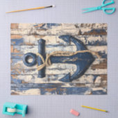 木板デコペ素朴ージのいかり 薄葉紙 (クラフト)