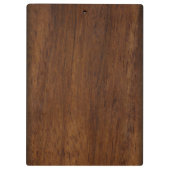 木板プレインテクスチャ木材 クリップボード (裏面)