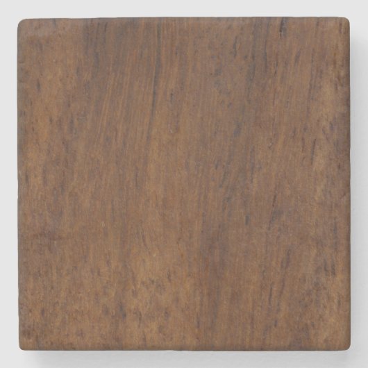 木板プレインテクスチャ木材 ストーンコースター (正面)