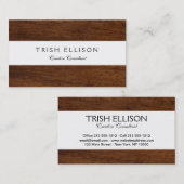 木板プレインテクスチャ木材 名刺 (正面/裏面)