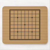 木板9x9は縁どられる行きます マウスパッド (正面)
