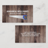 木板 | のこぎり 名刺 (正面/裏面)