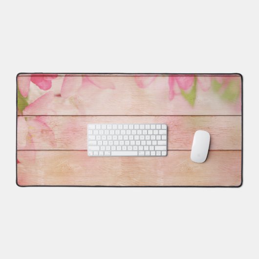 木板 デスクマット (キーボード&マウス)