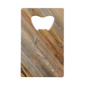 木板（斜めモノグラム） クレジットカード栓抜き (裏面)