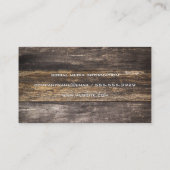 木板 | 素朴 名刺 (裏面)