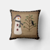 木枕付雪だるま クッション (裏面)