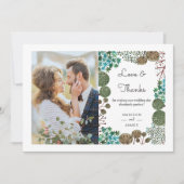 木林 |ありがとうございます |カード サンキューカード (正面)