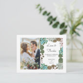 木林 |ありがとうございます |フォトポストカード ポストカード (スタンド正面)