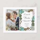 木林 |ありがとうございます |フォトポストカード ポストカード (正面)