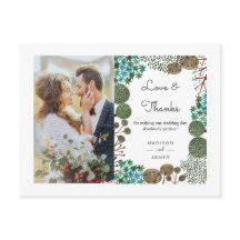 木林 |ありがとうございます |フォトポストカード