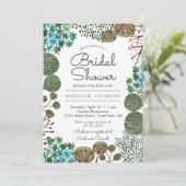 木林 |ブライダルシャワー |招待状 招待状 (スタンド正面)