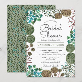 木林 |ブライダルシャワー |招待状 招待状