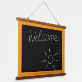 木枠ウォールタペストリー 吊り下げ型タペストリー (傾斜あり)