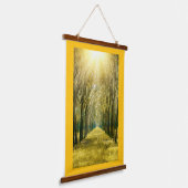 木枠ウォールタペストリー 吊り下げ型タペストリー (傾斜あり)