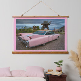 木枠ウォールタペストリー 吊り下げ型タペストリー