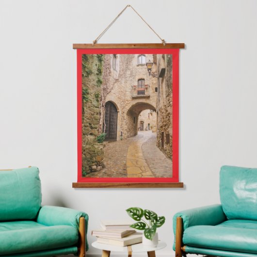 木枠ウォールタペストリー 吊り下げ型タペストリー (リビング)