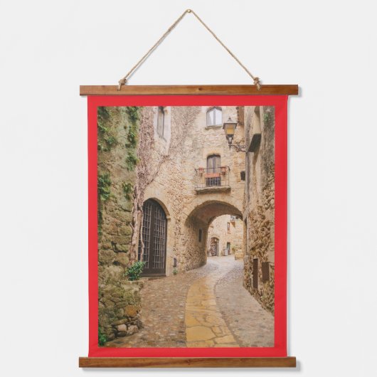 木枠ウォールタペストリー 吊り下げ型タペストリー (正面)