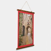 木枠ウォールタペストリー 吊り下げ型タペストリー (傾斜あり)