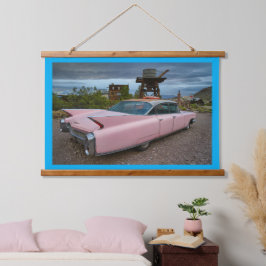 木枠ウォールタペストリー 吊り下げ型タペストリー