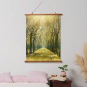 木枠ウォールタペストリー 吊り下げ型タペストリー (寝室)