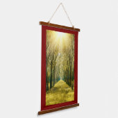 木枠ウォールタペストリー 吊り下げ型タペストリー (傾斜あり)
