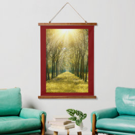 木枠ウォールタペストリー 吊り下げ型タペストリー