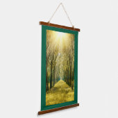 木枠ウォールタペストリー 吊り下げ型タペストリー (傾斜あり)