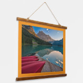 木枠ウォールタペストリー 吊り下げ型タペストリー (傾斜あり)