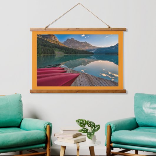 木枠ウォールタペストリー 吊り下げ型タペストリー (リビング)