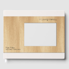 木枠テンプレート葬式ゲストブックイメージの追加 ゲストブック