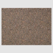 木柄の切り離しの花のスクロール 薄葉紙 (正面)