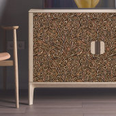 木柄の切り離しの花のスクロール 薄葉紙