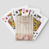 木柵で花園をパーソナライズ トランプ (裏面)