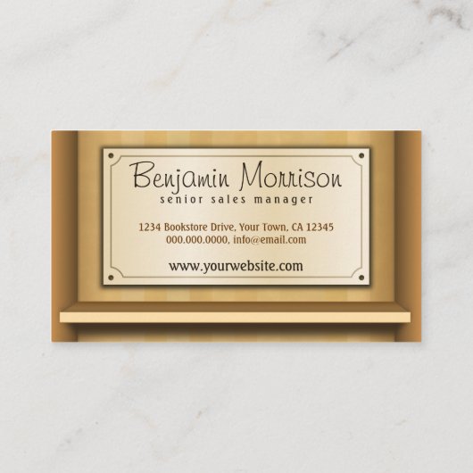 木棚本書店ビジネスカード 名刺 (裏面)