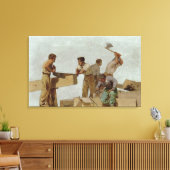 木構造 キャンバスプリント (インサイチュ (リビング))