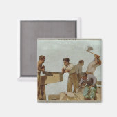 木構造 マグネット (正面/裏面)