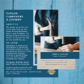 木槌、大工、大工 名刺