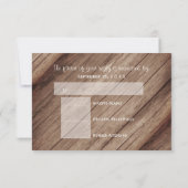 木樽素朴とヒマワリ – RSVP (裏面)