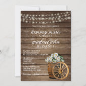 木樽素朴と白花 招待状 (正面)