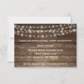 木樽素朴白い花 – 披露宴 招待状 (裏面)