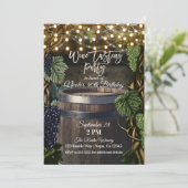 木樽素朴葡萄ワインテイスティングパーティー 招待状 (スタンド正面)