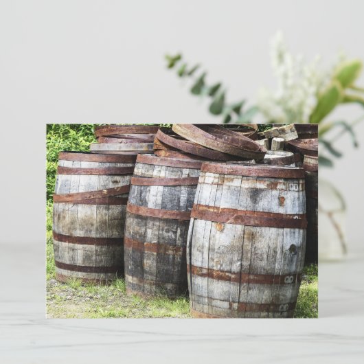 木樽 招待状 (スタンド正面)