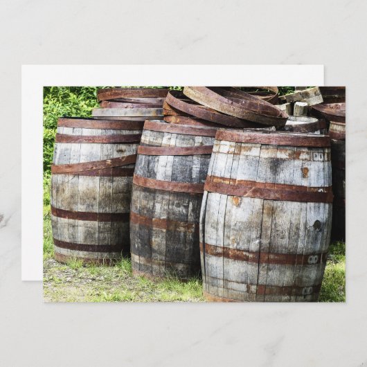 木樽 招待状 (正面/裏面)