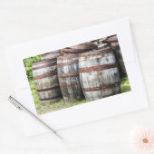 木樽 長方形シール (封筒)