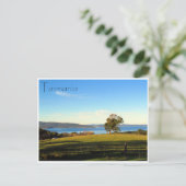 木橋の風景 ポストカード (スタンド正面)